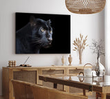 Paul Sinus Wandbild 120x80cm Schwarzen Panther Schwarz Raubkatze Leopard Jaguar