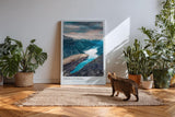 Paul Sinus Kunstdruck 40x60cm Trolltunga Norwegen Fjord Felsen Naturwunder Skandinavien Panorama