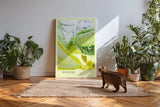 Paul Sinus Kunstdruck 40x60cm Refresh – Zitrone und Limette mit Eis und Sprudel im Makro