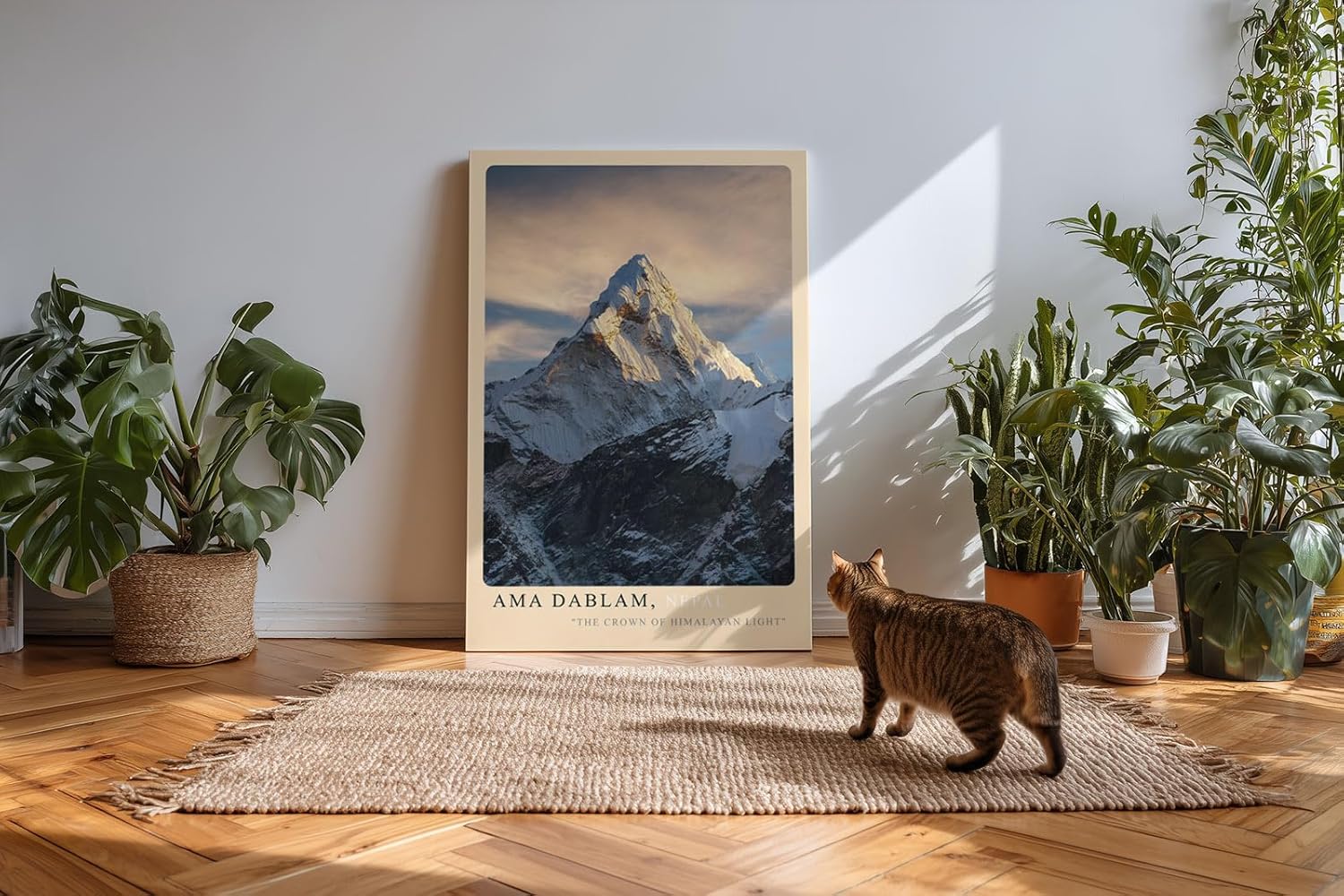 Paul Sinus Kunstdruck 40x60cm Ama Dablam – Himalaya-Magie im Licht der Berge