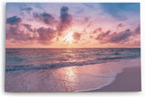 Paul Sinus Wandbild 120x80cm Horizont Meer Sonnenuntergang Strand Himmel