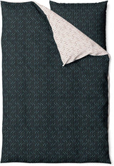 Sinus Art Mikrofaser Bettwäsche 135x200 cm + 80x80 cm – Wendedesign in Sandbeige & Anthrazit mit grafischem Muster, pflegeleicht & atmungsaktiv