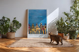 Paul Sinus Kunstdruck 40x60cm Spice Harmony – Farbenfrohe Gewürzvielfalt auf Holzlöffeln