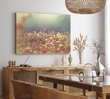 Paul Sinus Wandbild 120x80cm Wildblumen Feld Gänseblümchen Sommer Sonnenschein