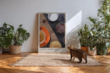 Paul Sinus Kunstdruck 40x60cm Sweet Moments mit Kaffee, Muffins und Gewürzen auf Holzbrett