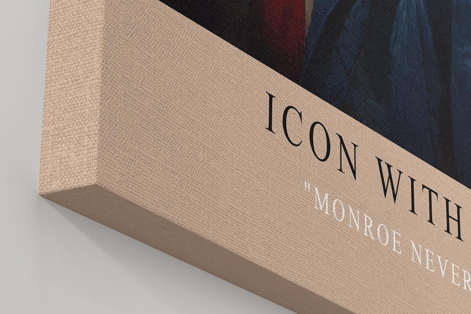 Paul Sinus Wandbild in 40x60cm Marilyn Monroe mit Gewehren vor US-Flagge – provokantes Pop-Art-Motiv mit rebellischem Glamour