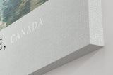 Paul Sinus Kunstdruck 40x60cm Moraine Lake – türkisblauer Gletschersee vor Felsmassiv in Kanada