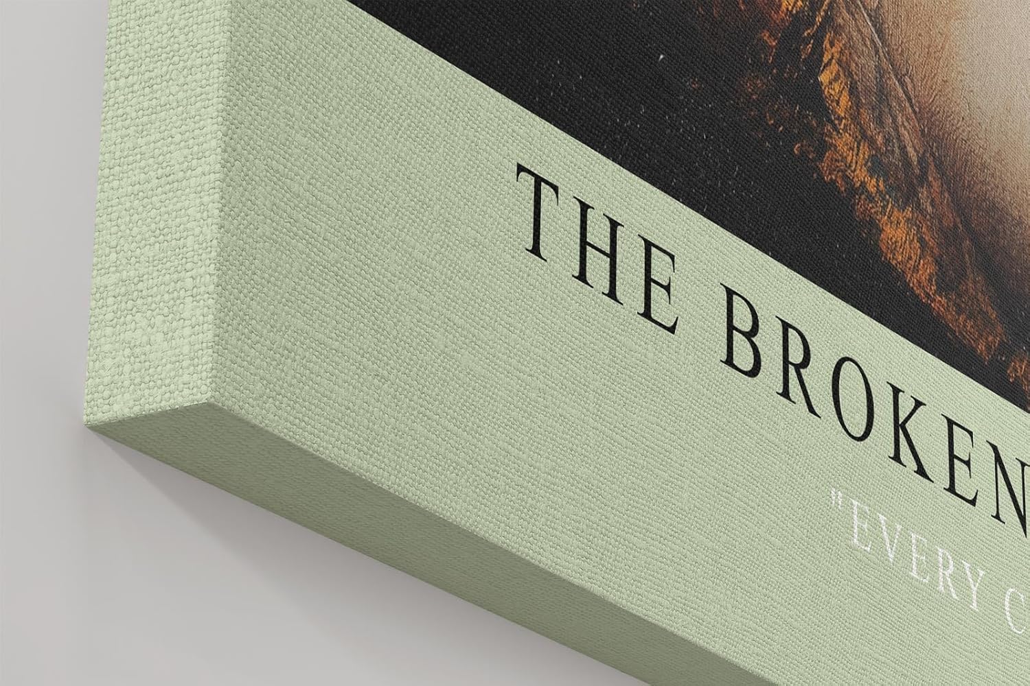 Paul Sinus Wandbild in 40x60cm Frauenporträt in fragmentierter Malweise – kraftvolles Mixed-Media-Kunstwerk für moderne Raumgestaltung