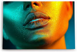 Paul Sinus Wandbild 120x80cm Frauen Lippen Sexy Make Up Porträt Model