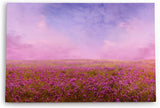 Paul Sinus Wandbild 120x80cm Blumenfeld Wildblumen Feld Blumen Lavendel