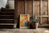 Paul Sinus Kunstdruck 40x60cm Falling Quietly Herbstlaub Ahornblätter Naturfarben Bokeh Lichtspiel