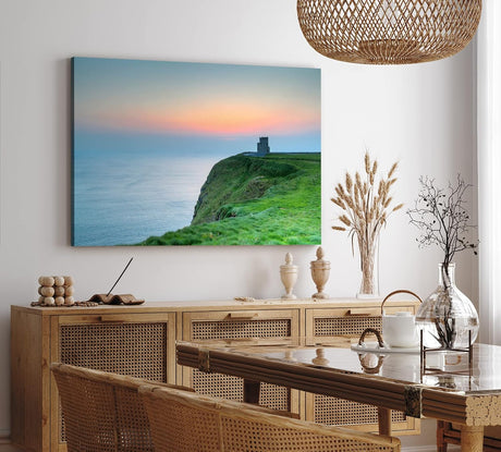 Paul Sinus Wandbild 120x80cm Cliffs of Moher Irland Klippen Meer Küste Wachturm