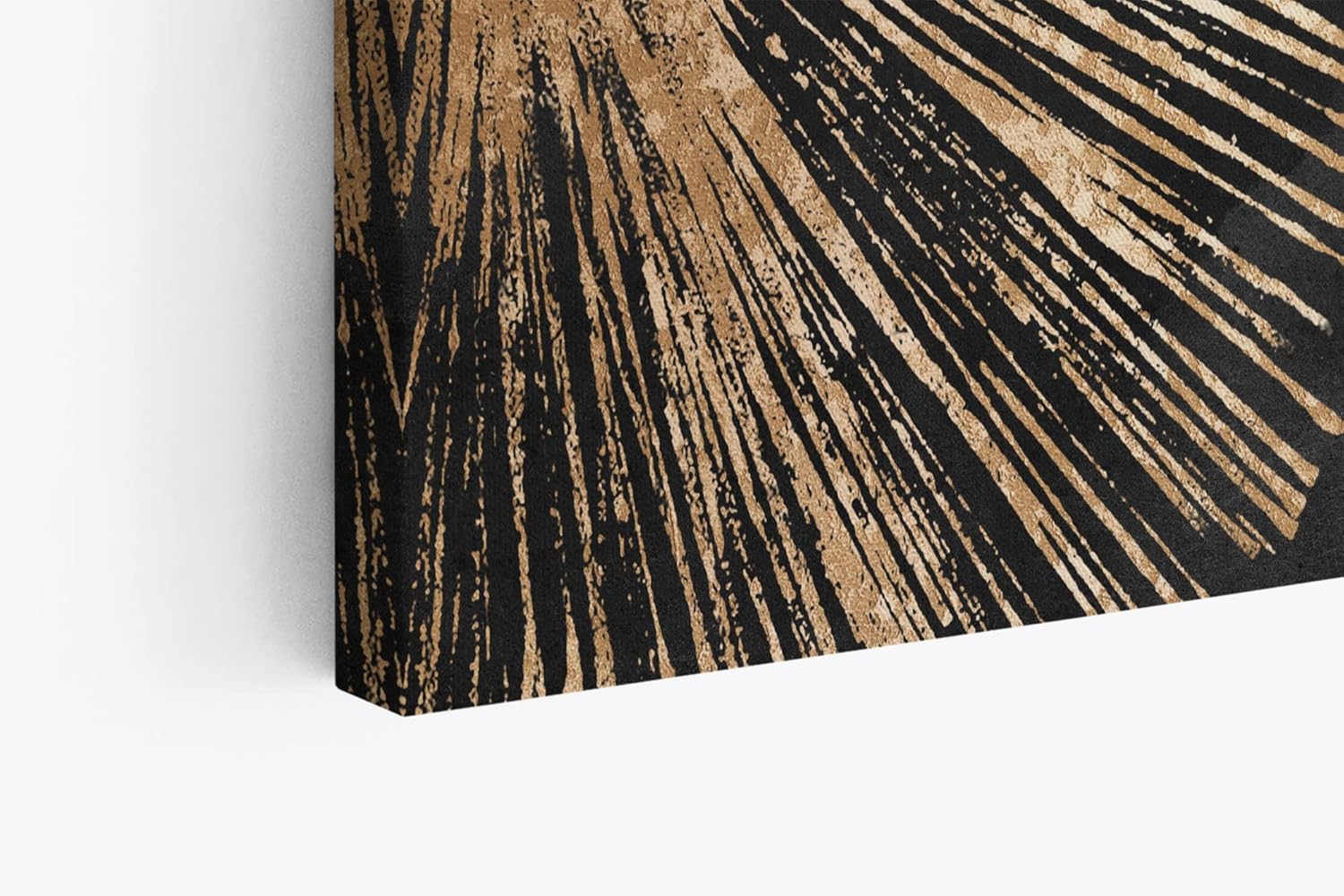 Wandbild 120x80cm Abstrakte Kunst Braun Struktur Modern Dekorativ