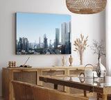 Paul Sinus Wandbild 120x80cm Großstadt Metropole Hochhäuser Büro Wolkenkratzer Business