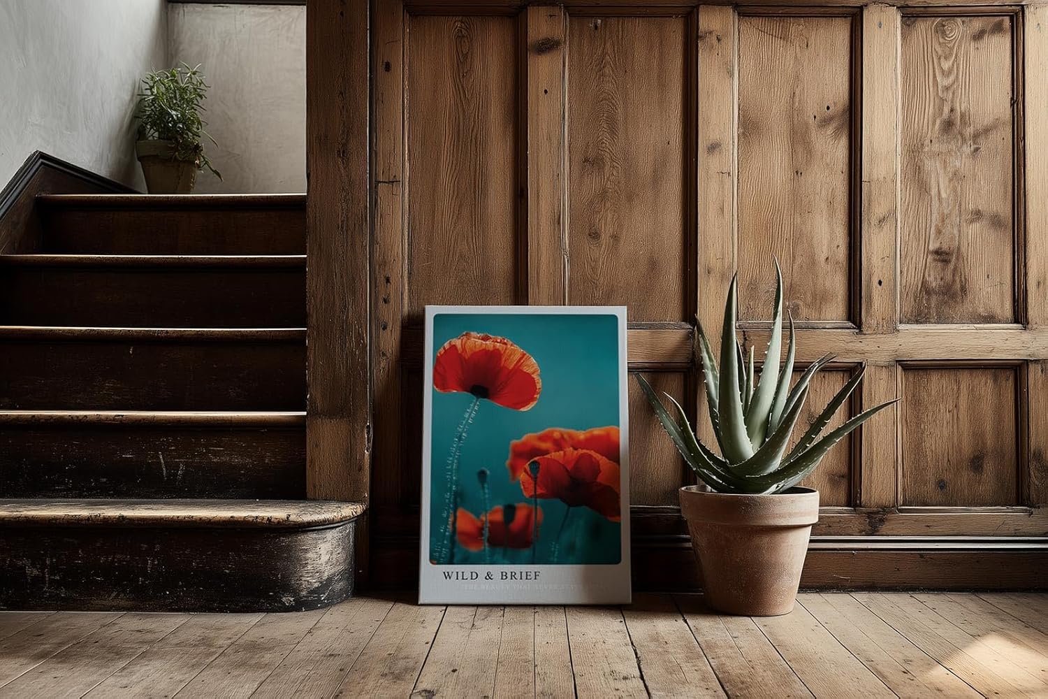 Paul Sinus Kunstdruck 40x60cm Mohnblumenfeld Natur Makro Leuchtkraft Blüte Poesie Wild and Brief
