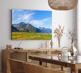 Paul Sinus Wandbild 120x80cm Berge See Bergsee Natur Sonnenschein Gebirge