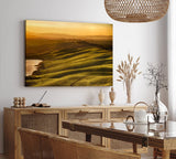 Paul Sinus Wandbild 120x80cm Landschaftsbild Toskana Italien Sonnenuntergang Natur