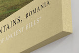Paul Sinus Kunstdruck 40x60cm Carpathian Mountains mit sanften Hügeln in Rumänien