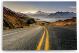 Paul Sinus Wandbild 120x80cm Lake Pukaki Neuseeland Straße Berge See Gebirge