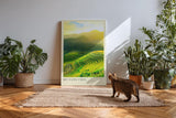 Paul Sinus Kunstdruck 40x60cm Mu Cang Chai – leuchtende Reisterrassen im Sonnenlicht in Vietnam