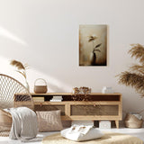 Paul Sinus 60x90cm Wandbild Pure Eleganz – Ausdrucksvolle Blume in Vase als stilvolles Highlight für florale Wandgestaltung