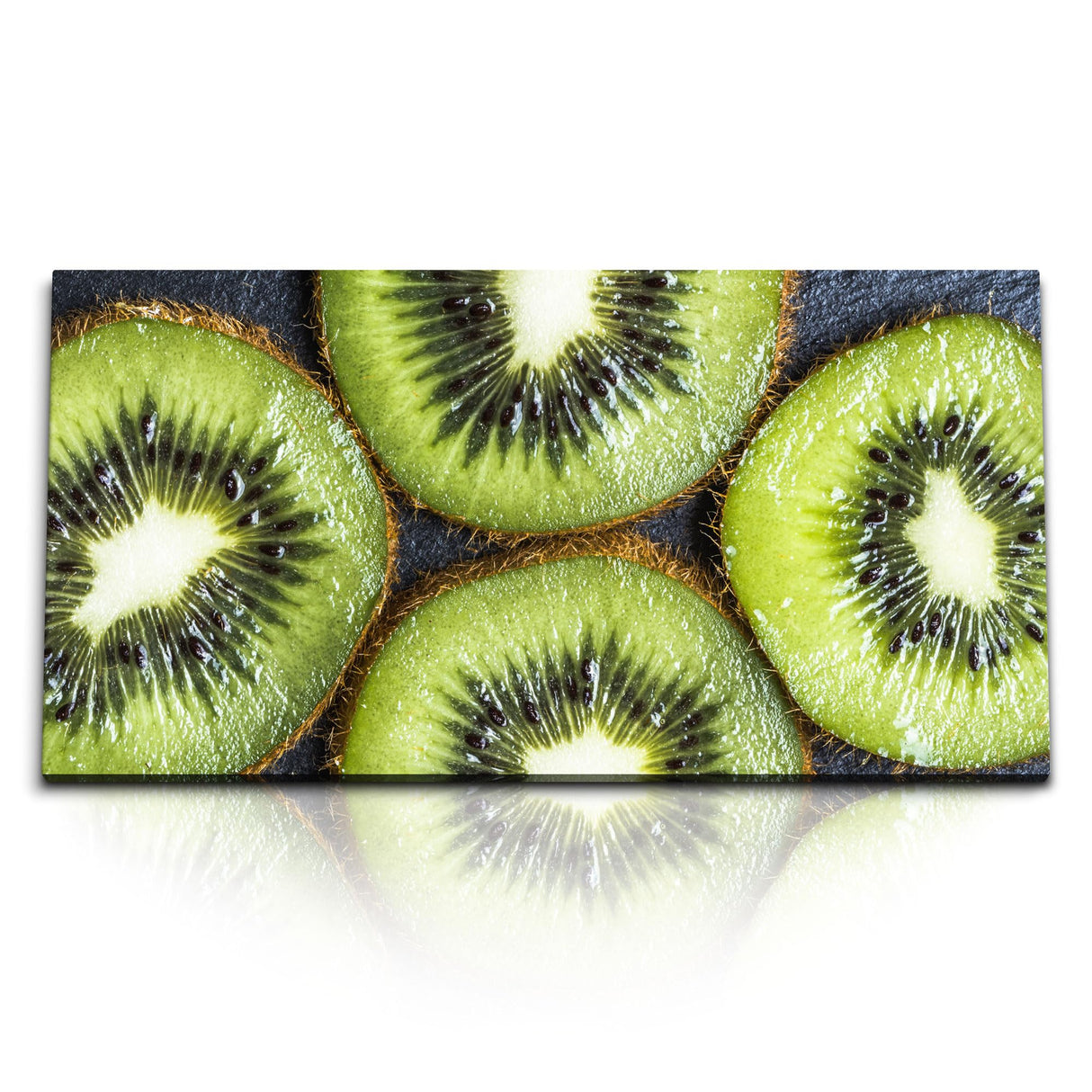 Paul Sinus Wandbild 120x60cm – Leckere Pizzavielfalt, modernes Küchenbild auf Leinwand, rustikale Essenskunst für Küche, Esszimmer, Restaurant, italienische Atmosphäre