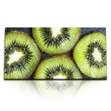Paul Sinus Wandbild 120x60cm – Leckere Pizzavielfalt, modernes Küchenbild auf Leinwand, rustikale Essenskunst für Küche, Esszimmer, Restaurant, italienische Atmosphäre