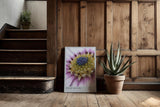 Paul Sinus Kunstdruck 40x60cm Inner Bloom – Blüte im Fokus mit kraftvoller Farbstruktur und Tiefe