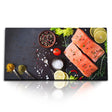 Paul Sinus Wandbild 120x60cm – Leckere Pizzavielfalt, modernes Küchenbild auf Leinwand, rustikale Essenskunst für Küche, Esszimmer, Restaurant, italienische Atmosphäre