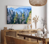 Paul Sinus Wandbild 120x80cm Zhangjiajie Nationalpark China Felsen Sandsteinformationen