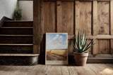 Paul Sinus Kunstdruck 40x60cm Country Light Feldweg in goldener Landschaft unter weitem Himmel