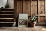 Paul Sinus Kunstdruck 40x60cm Andes – Erhabene Berglandschaft Chiles mit mineralischer Farbstruktur