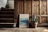 Paul Sinus Kunstdruck 40x60cm Mountain Silence – Spiegelung und Stille im alpinen Morgenlicht