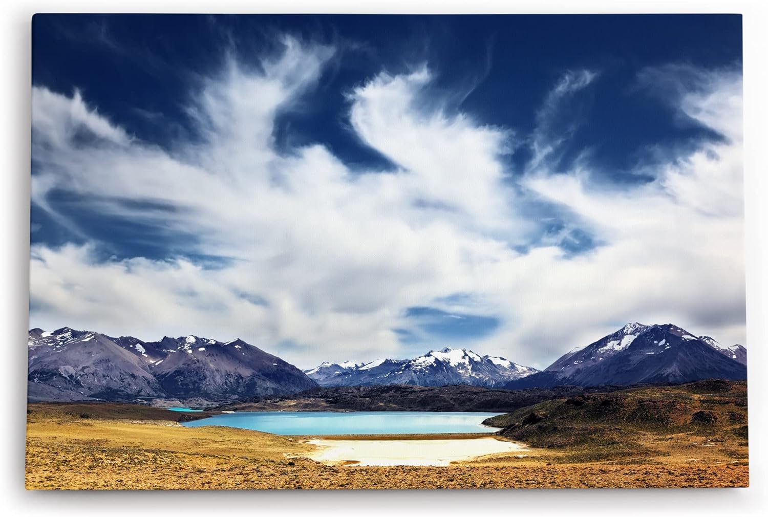 Paul Sinus Wandbild 120x80cm Nationalpark Perito Moreno Berge Himmel Natur See