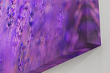 Sinus Art Wandbild 120x80cm Duftender Lavendel in sanften Lila- und Blautönen mit weichem Hintergrund