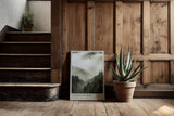 Paul Sinus Kunstdruck 40x60cm Wald Nebel Berge Stille Natur Fotografie Valley of Mist