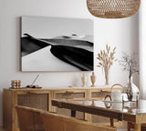 Paul Sinus Wandbild 120x80cm Schwarz Weiß Fotografie Wüste Sanddünen Kunstvoll