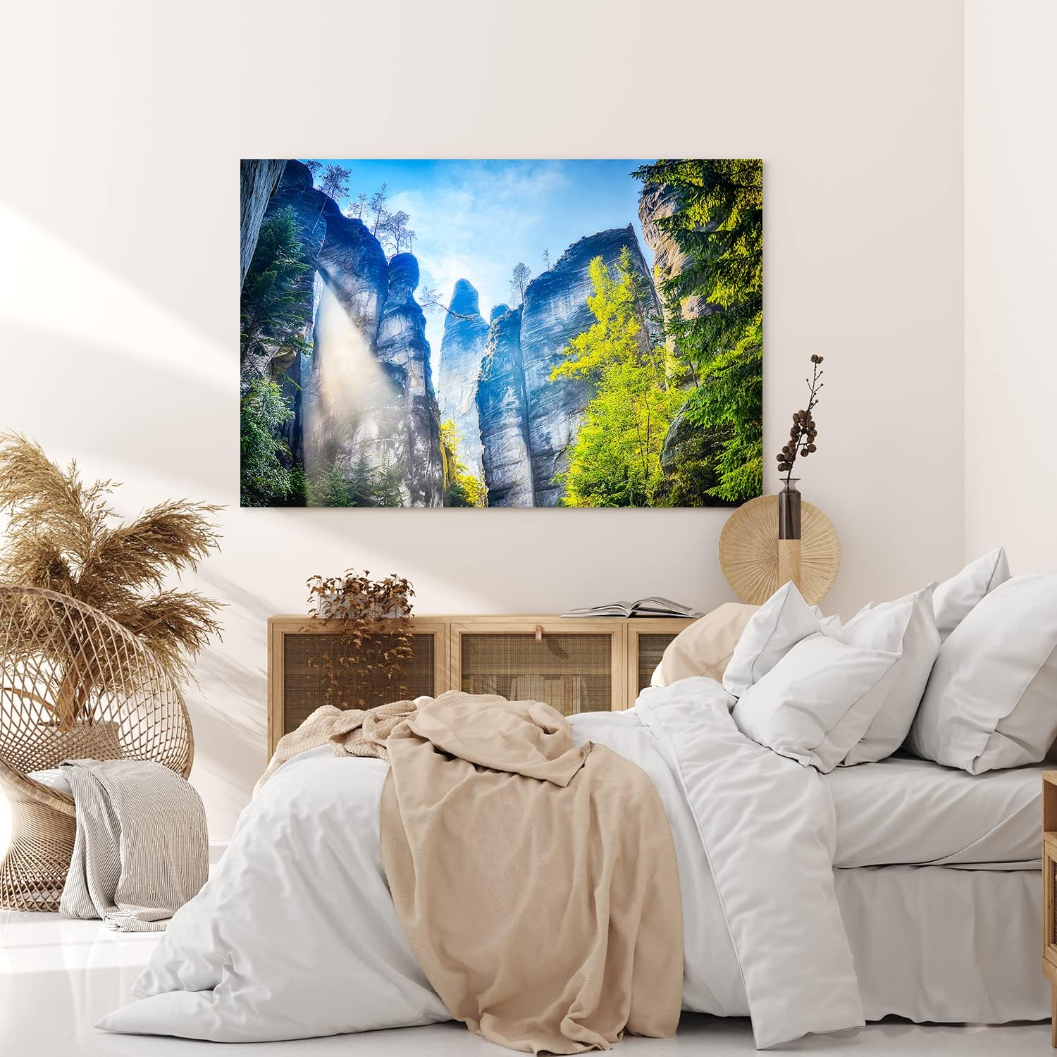 Paul Sinus Wandbild 120x80cm Elbsandsteingebirge sächsische Schweiz Felsen Berge