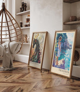 Paul Sinus Leinwandbild 80x120cm Thassos – Griechenland, Meer, Küste, Natur, Entspannung, Urlaub, Sommer, Licht, Harmonie, Insel, Ruhe, Malerisch