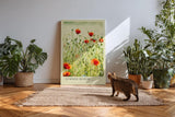 Paul Sinus Kunstdruck 40x60cm Sommer Mohnblumen Feld Blumenwiese Natur Licht Summer Bloom