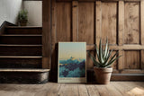 Paul Sinus Kunstdruck 40x60cm Swiss Alps mit Sonnenaufgang über verschneiten Berggipfeln