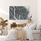 Paul Sinus Wandbild 120x80cm Luftaufnahme Flussadern Erde Kunstvoll Vogelperspektive