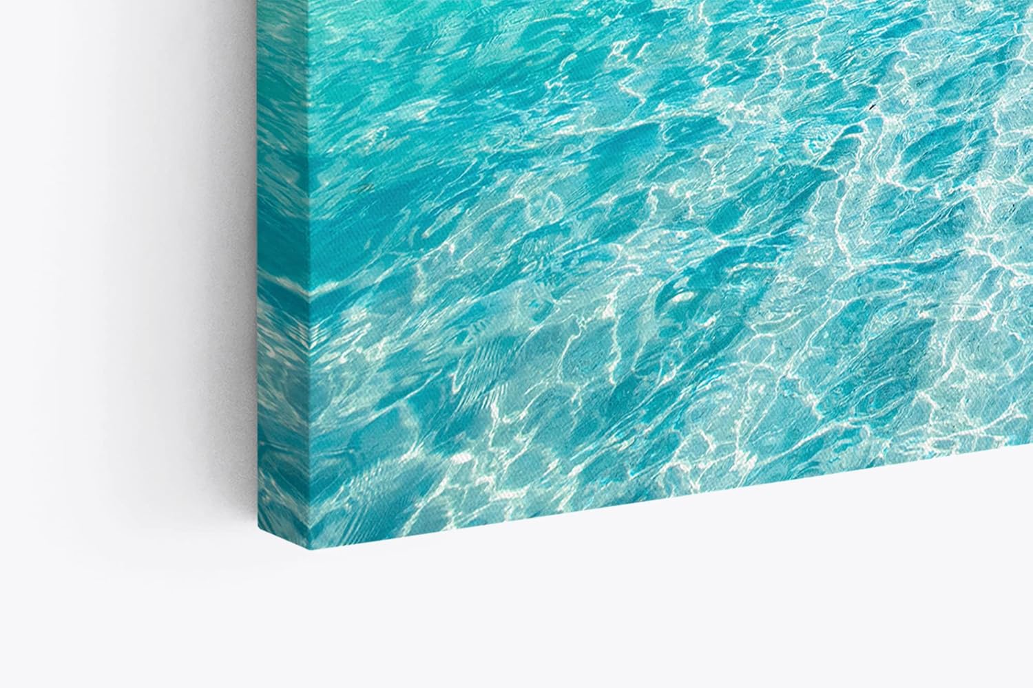 Wandbild 120x80cm Karibik Insel Südseeparadies Palmen Strand Meer Türkis