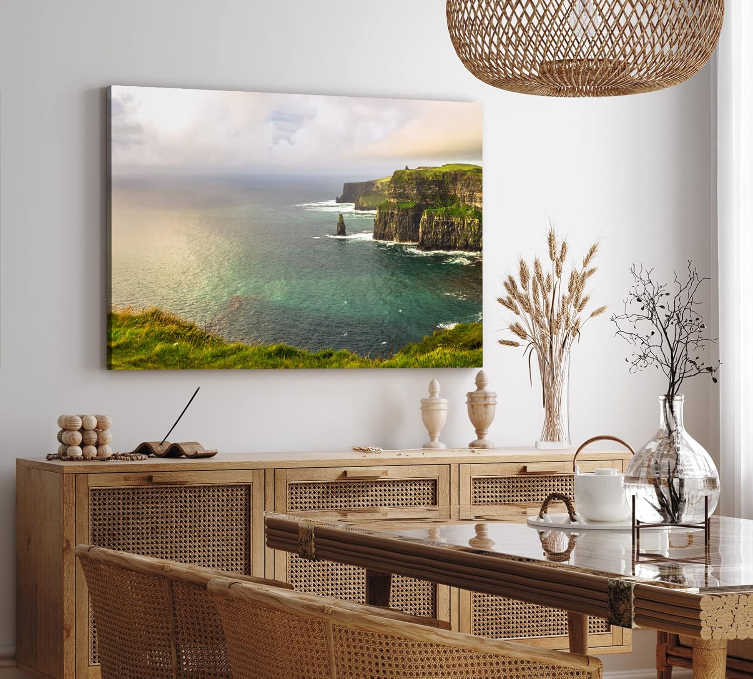 Paul Sinus Wandbild 120x80cm Cliffs of Moher Irland Kliffküste Küste Meer Natur