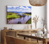 Paul Sinus Wandbild 120x80cm Murray River Australien Landschaft Fluss Berge Natur