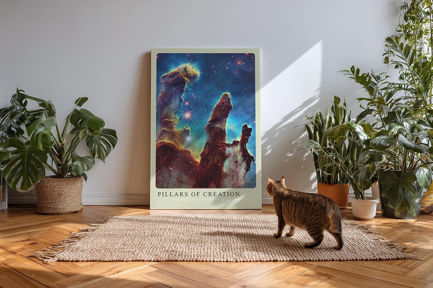 Paul Sinus Kunstdruck 40x60cm Pillars of Creation – Faszinierende Sternenlandschaft im All