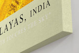 Paul Sinus Kunstdruck 40x60cm Goldene Himalayas in Indien – erhabene Natur zwischen Himmel und Erde in Farbe eingefangen