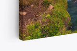 Paul Sinus Wandbild 120x80cm Island Kirkjufellsfoss Landschaft Berge Grün Wasserfall