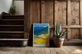 Paul Sinus Kunstdruck 40x60cm Goldene Himalayas in Indien – erhabene Natur zwischen Himmel und Erde in Farbe eingefangen