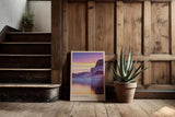 Paul Sinus Kunstdruck 40x60cm Lake Powell USA – Sandsteinformationen mit Wasserreflexion im Sonnenuntergang